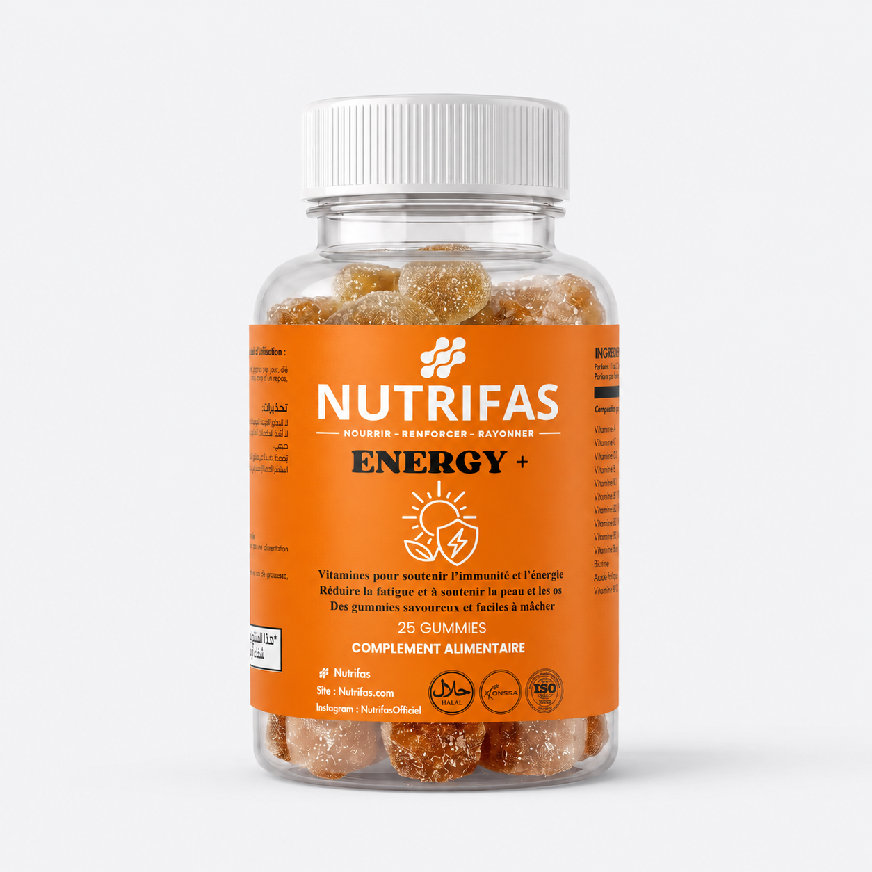 Gummies Multivitamines Nutrifas pour la vitalité et l'immunité