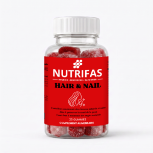 Gummies Biotine Nutrifas pour les cheveux, la peau et les ongles